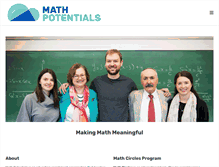 Tablet Screenshot of mathpotentials.com